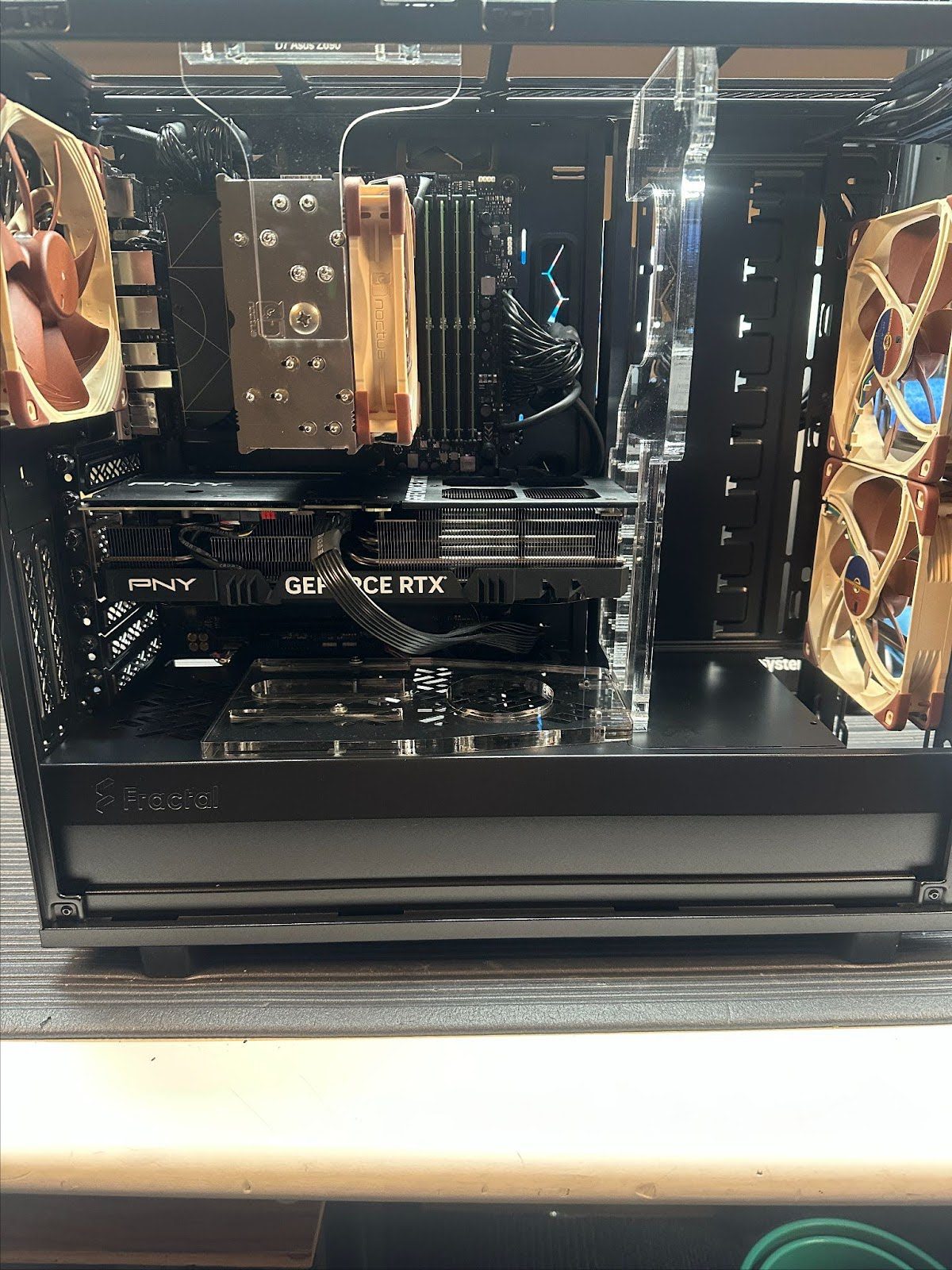 after dusting