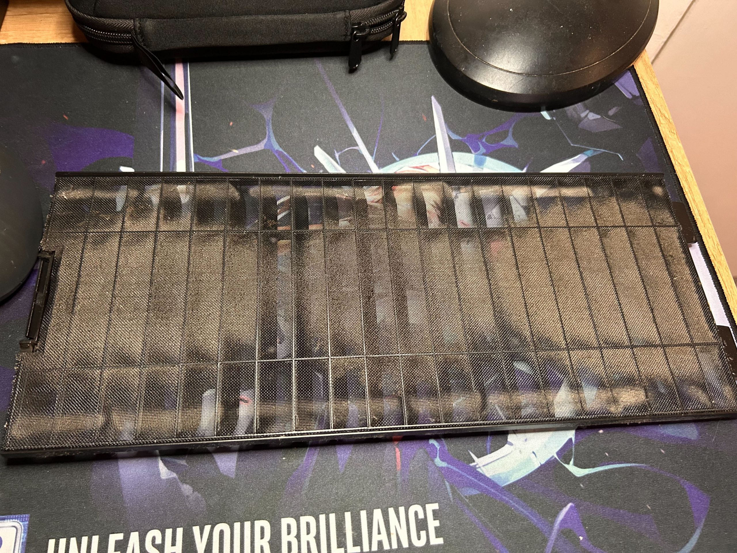 dirty dust filter