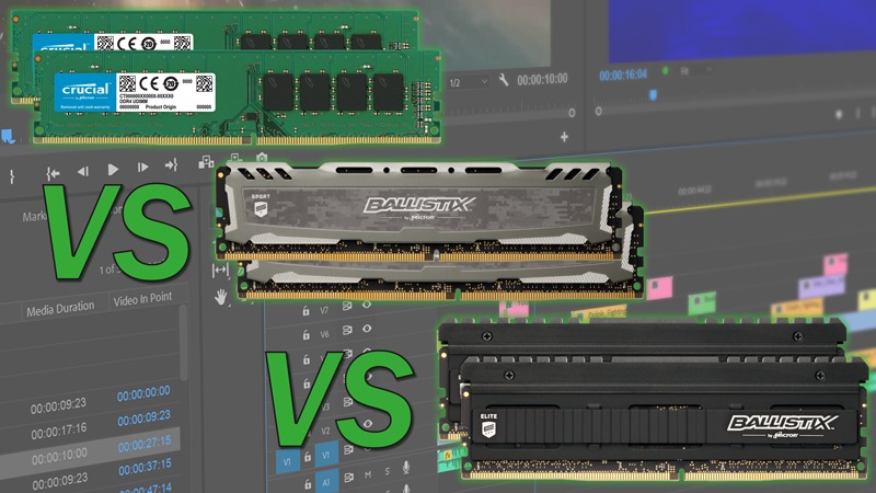 Does RAM speed affect video editing performance?