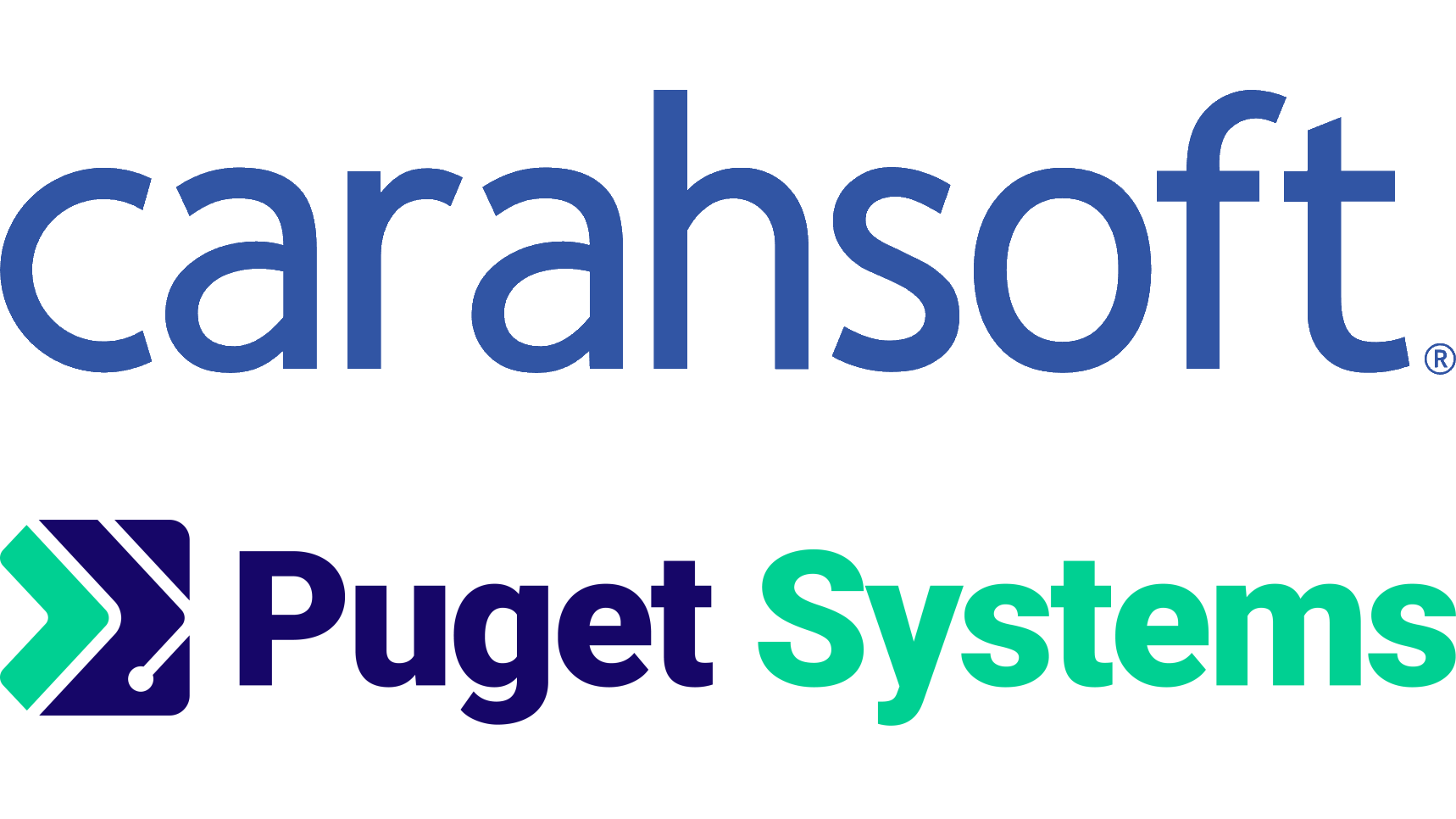 Carahsoft and Puget Systems Logos